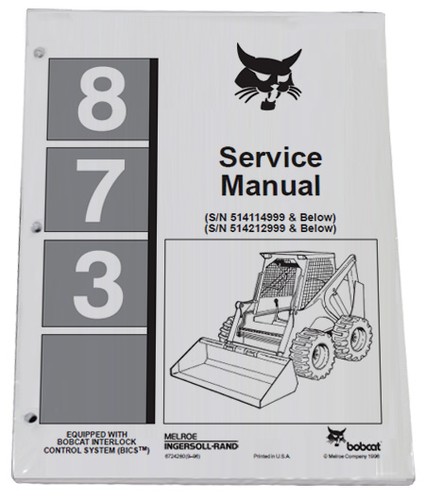 Bobcat 873 skid steer loader - 873,