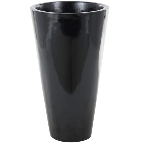 Vaso fibra vetro nero - vaso, di