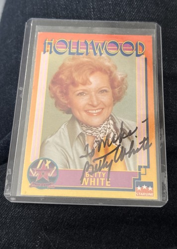 Betty white 1991 starline - betty,