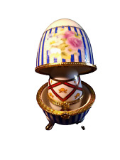 SET 2 UOVA STILE FABERGE' CON SORPRESA OVETTO DELPRADO