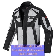 SPIDI TRONIK H2OUT D173 - 010 NERO GRIGIO - GIACCA MOTO IMPERMEABILE H2OUT