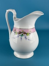 Ginori Antico Vaso Impero Brocca In Porcellana Dipinta A Mano Epoca XIX Sec.