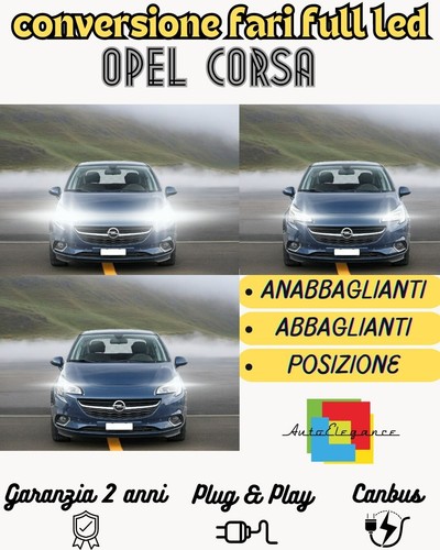 Kit fari full led opel - full,
