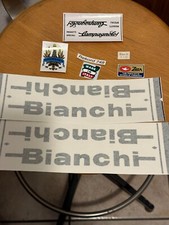 adesivi Bianchi bici 748 Vinyl Decals Stickers Frame Replacement Set vintage