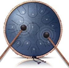 Steel Tongue Drum 15 Note 14 Pollici D-Key Panda Balmy Drum Strumento a Percussioni