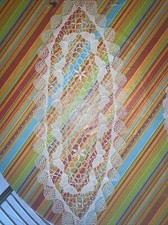 Set 12 centrini ovali fatti a mano ad uncinetto varie misure (27)