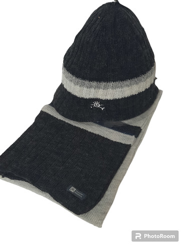 Cuffia con visiera sciarpa - cuffia,