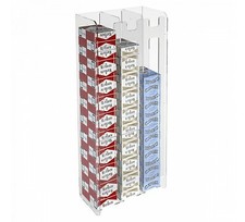 E-236 ESS-C Espositore porta sigarette da parete in plexiglass trasparente per s