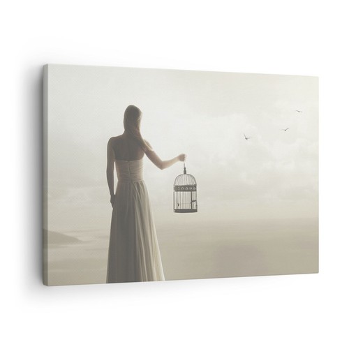 Quadro tela 70x50cm donna - quadro,