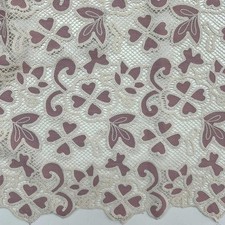 Tessuto Macramè Cotone Filet