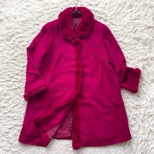 Giacca cappotto lungo in pelliccia di visone alpaca linea A