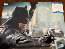 Ben Affleck Hand Signed BATMAN Autographed 11x14 Rare Beckett Witnessed COA