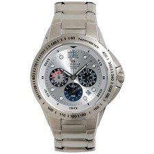 Orologio Uomo LORENZ 17605AA Chrono Bracciale Acciaio Silver Sub 100mt