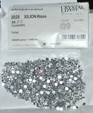 SWAROVSKI ORIGINALI STRASS CRISTALLI CRYSTAL 001 HOTFIX/NON HOTFIX
