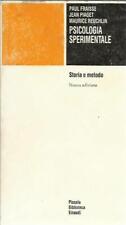 Psicologia sperimentale. Storia e metodo