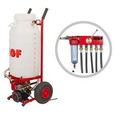 POMPA LAVAGGIO MGF CARICAMENTO IMPIANTI TERMOSANITARI TORNADO + TSUNAMI 60/7