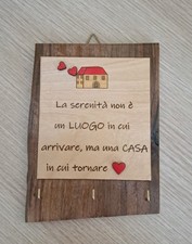 Portachiavi in Legno Noce da