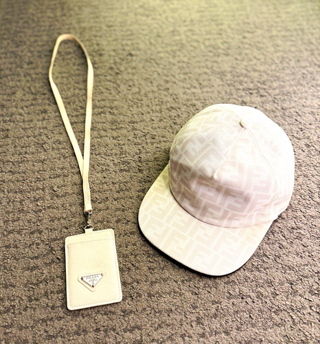 Cappellino monogramma fendi - monogramma,