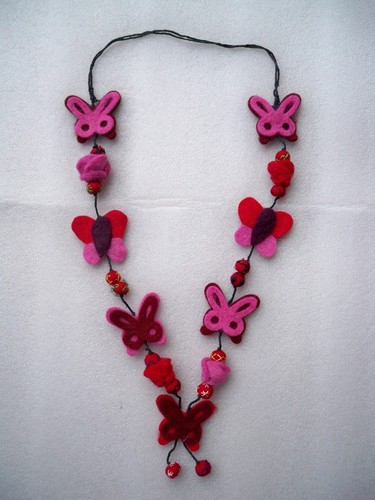 Collana lana cotta lunga - collana,