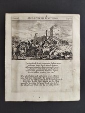 Ark of the Covenant is returned, Icones Biblicae, Melchior Küsel, Stampa 1679