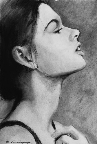 Disegno carboncino - disegno, a