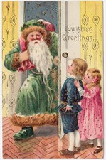BABBO NATALE  1906  ABITO ROSSO  SANTA CLAUS  BAMBINI GIOCATTOLI  NOEL