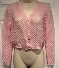 Cardigan Zara rosa smerlato