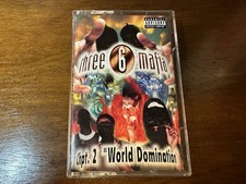 Three 6 Mafia Chapter 2 World Domination Cassette Tape Memphis Rap Super Rare