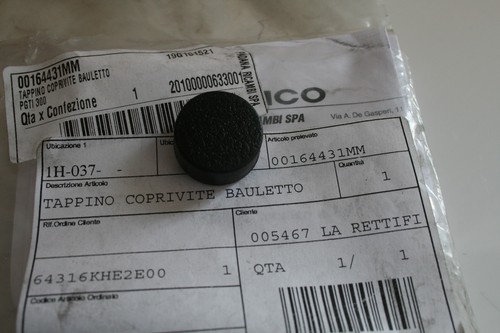 Tappino coprivite bauletto