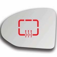 Vetro Specchio Retrovisore Sinistro Riscaldato Per BMW Serie 3 E46 AC Intaglio