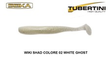 WIKI SHAD SEIKA 4,5'' C02 WHITE GHOST SILICONICO 115 SPINNING SPIGOLA BASS 5 PZ