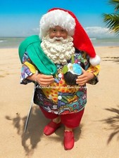 Camicia Tropicale Babbo Natale