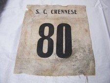 S.C. CRENNESE PETTORALE NUMERO CORSA CICLISMO EPOCA ORIGINALE ANNI '50