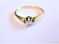 Antico Anello Oro 585 Con