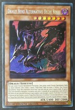 DRAGO NERO ALTERNATIVO OCCHI ROSSI Segreta Prismatica Italiano TN19-IT005 YUGIOH