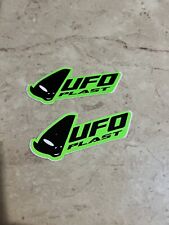 Coppia Adesivi per Moto Scooter  Ufo Plast Nuovi Cm 8x3