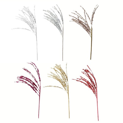 Ramo glitterato decorazione - glitterato,