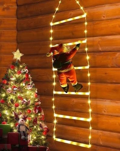 Scala babbo natale led 1 - natale, 1.5