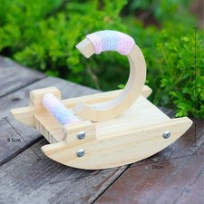 Supporto per trespolo in legno