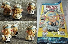 PATATINE & SORPRESE CRIK CROK CAPITAN PIG MAIALINI MARINAI IN RESINA 2001