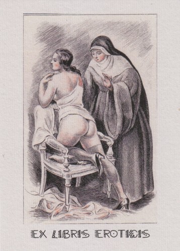 Libris bookplate erotico n - ex,