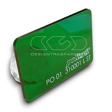 Lastra plexiglass verde