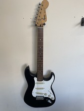 fender squire Made In Korea chitarra elettrica stratocaster nera 6 corde