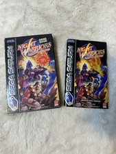 Pas de jeu Night Warriors Saturn sans cd PAL boite vide avec notice - B17