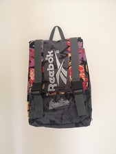 REEBOK BACKPACK ZAINO VINTAGE 90S Y2K FREETIME SCHOOL BAG GRAFFITI STREET ART