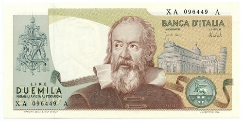 2000 lire banca italia - 2000, d'italia
