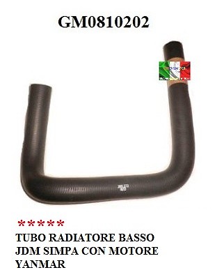 Tubo inferiore radiatore jdm - inferiore,