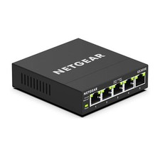 NETGEAR Switch Ethernet Plus 5 Porte GS305E – Supporto VLAN, QoS, Switch Gigabit