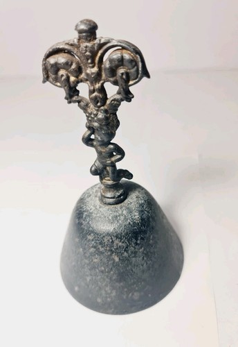 Antique worn iron table - antique,