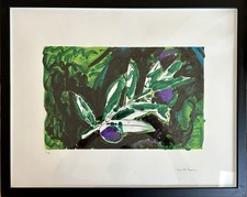 Mario SCHIFANO - ULIVO - Serigrafia Materica - Firmata a mano - Esemplare: P.A.